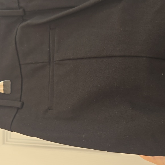 🖤 Ann Taylor Signature Black Ankle Dress Pants Size 4 Tailored Work - Picture 10 of 16